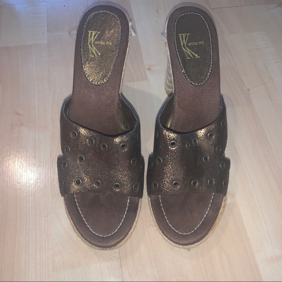 Like New Leather Espadrille Sandals - Picture 2 of 4